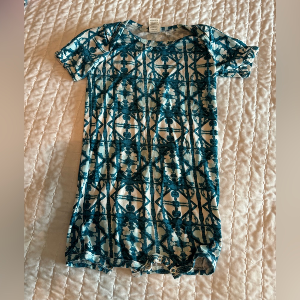 Kate Quinn blue green one piece 18-24 months